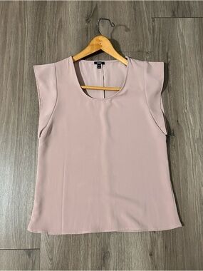 Express Cap-Sleeve Crewneck Camisole - Dusty Pink